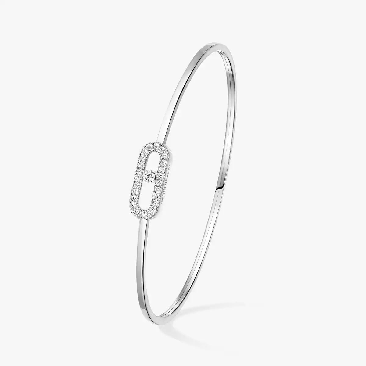 [Renovia Jewelry]Move Uno pavé flex bangle medium