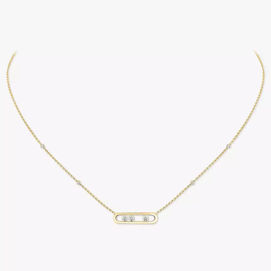[Renovia Jewelry] Baby Move Gold Diamond Necklace
