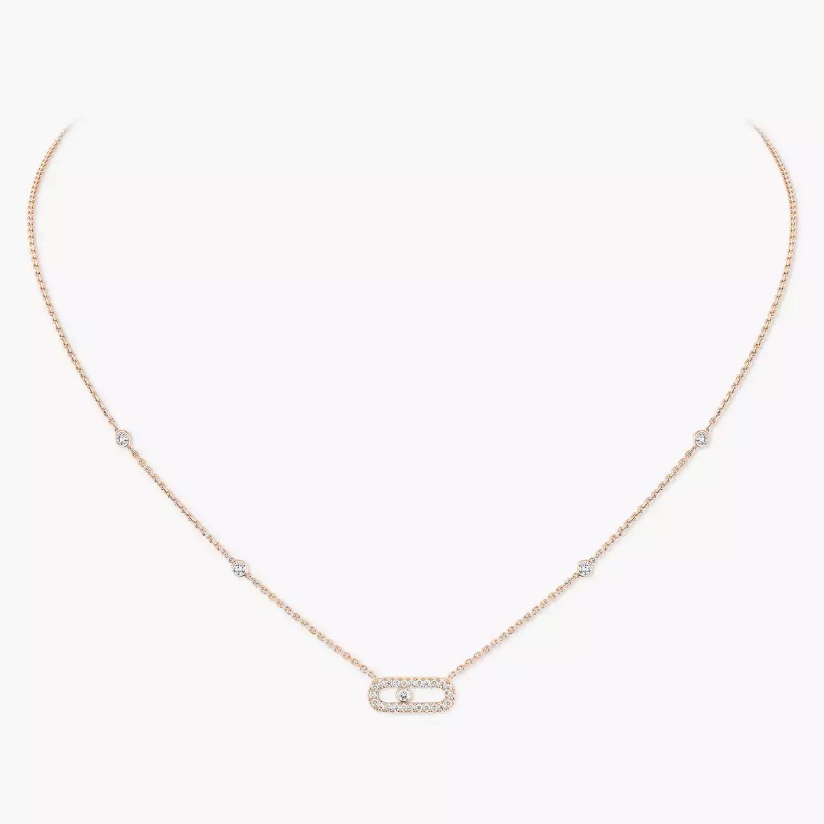 [Renovia Jewelry]Diamond Necklace Move Uno