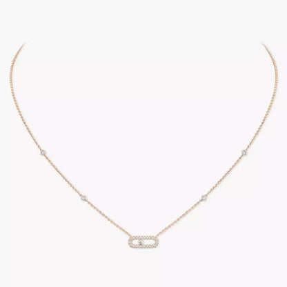 [Renovia Jewelry]Diamond Necklace Move Uno