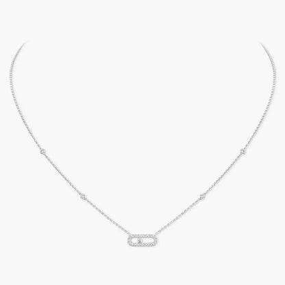 [Renovia Jewelry]Diamond Necklace Move Uno