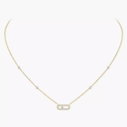 [Renovia Jewelry]Diamond Necklace Move Uno