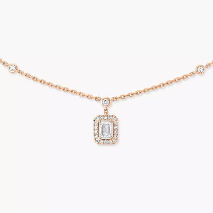 [Renovia Jewelry]My Twin Diamond Necklace in Silver