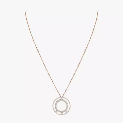 [Renovia Jewelry]Move Romane Long Pave_-Set Diamond Necklace