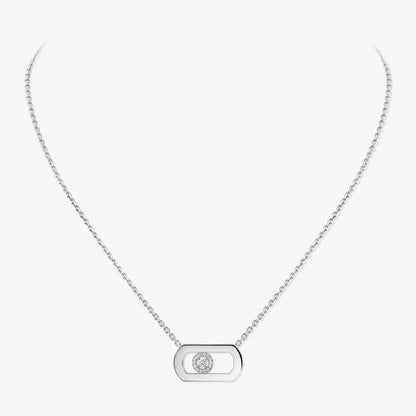 [Renovia Jewelry]So Move Diamond Necklace in Gold