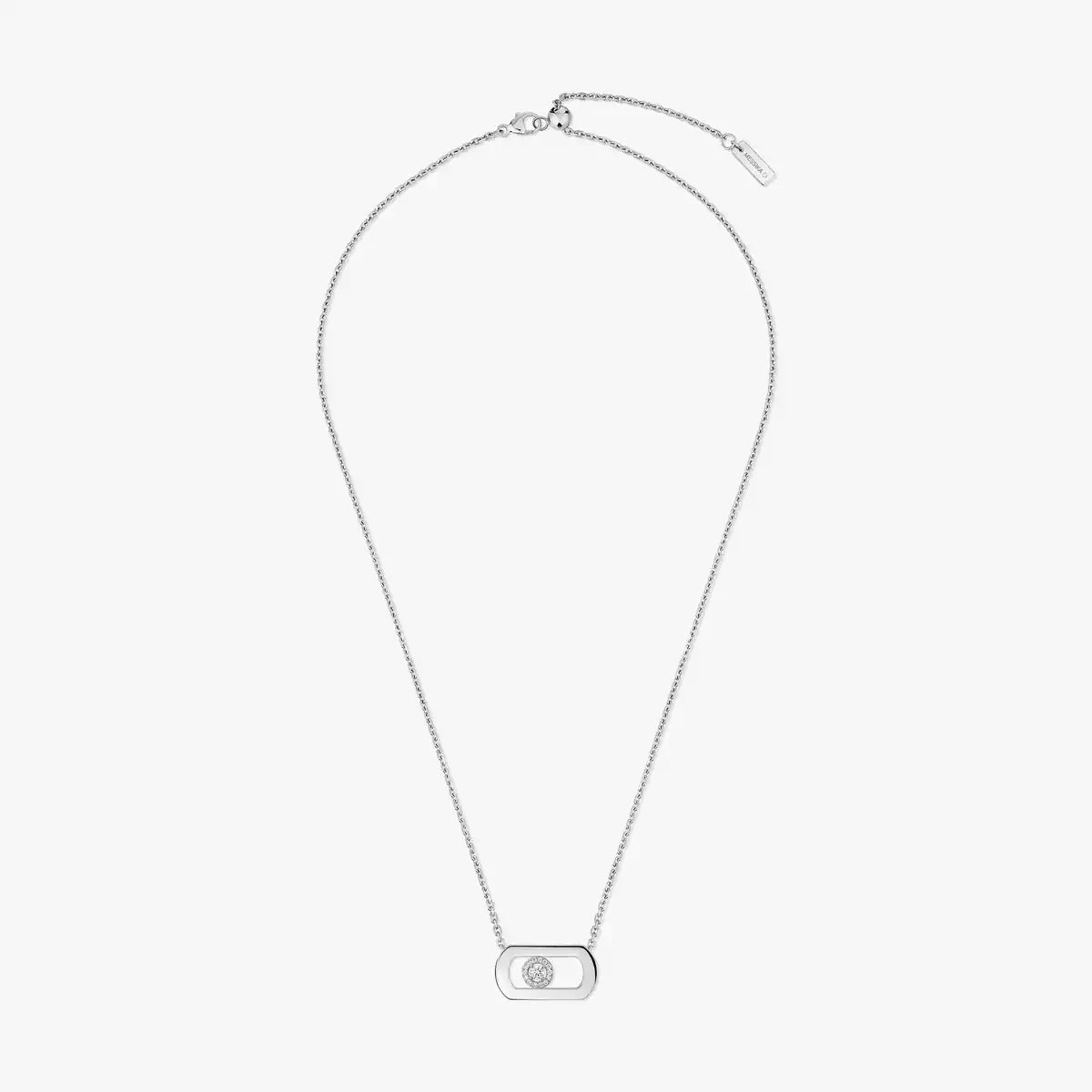 [Renovia Jewelry]So Move Diamond Necklace in Gold
