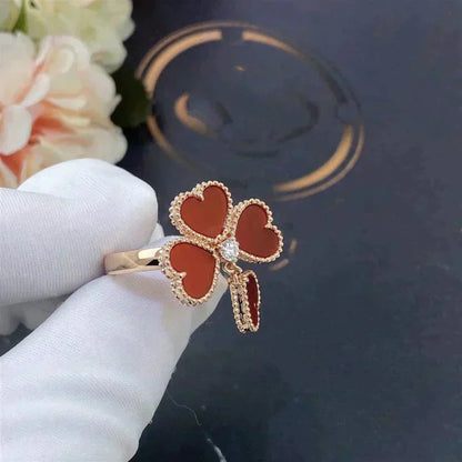 [Renovia Jewelry]SWEET CLOVER CARNELIAN RING