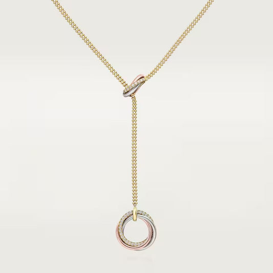 [Renovia Jewelry]TRINITY DIAMONDS HALSKETTE