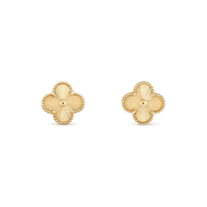 [Renovia Jewelry]CLOVER MEDIUM 1 MOTIFS LASER EARRINGS
