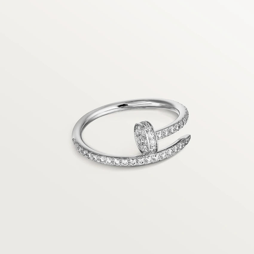 [Renovia Jewelry]JUSTE RING 1.8MM SILVER DIAMONDS