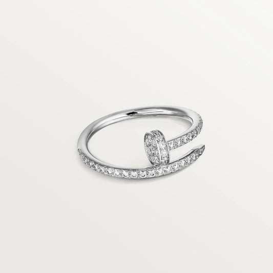 [Renovia Jewelry]JUSTE RING 1.8MM SILVER DIAMONDS